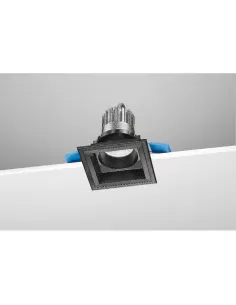 Nobile d1s/40/4k/b quadratisches festes Downlight 8,5 W 4K schwarz